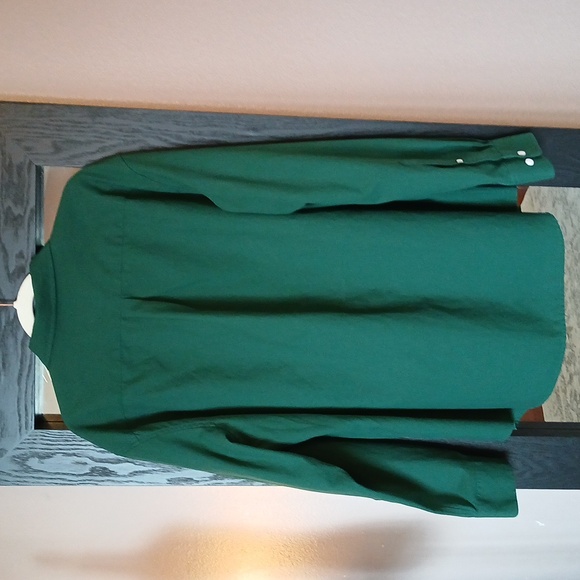 Oxford Mens Luxury Collection 2XL Green Button Down Shirt - Picture 5 of 7